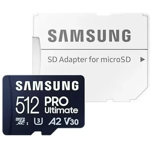 Samsung памет card microSD MB-MY512SA/WW Pro Ultimate 512GB + адаптер