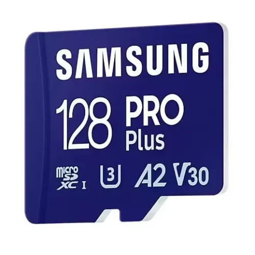 Samsung памет card microSD MB-MD128SA/EU 128GB PRO Plus + адаптер