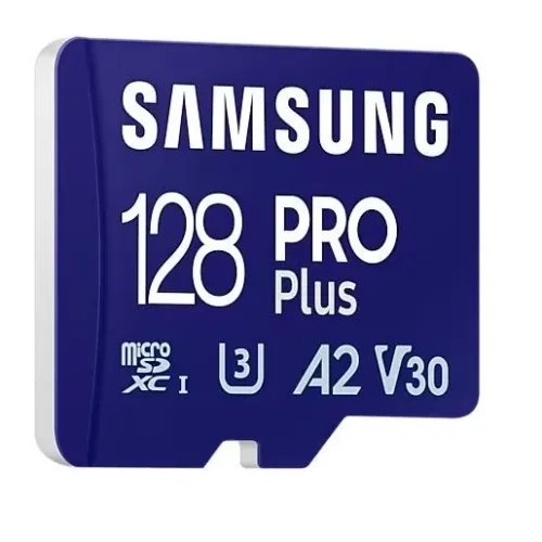 Samsung памет card microSD MB-MD128SA/EU 128GB PRO Plus + адаптер