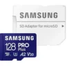Samsung памет card microSD MB-MD128SA/EU 128GB PRO Plus + адаптер