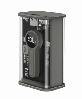 Gembird външна батерия прозрачен 9000 mAh QC3.0 черен