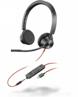 POLY Headset черенwire 3325 ST MS USB-C 3.5mm 8X222A
