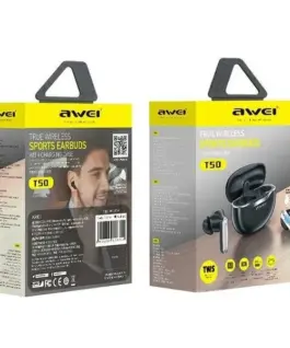 Alternative view of AWEI Bluetooth earphones T50 TWS черен