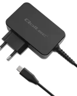 Qoltec GaN POWER PRO зарядно 1xUSB C, 30W, 5 20V