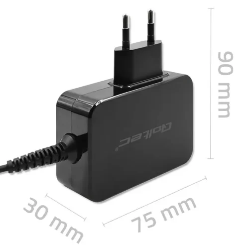 Qoltec GaN POWER PRO зарядно 1xUSB C