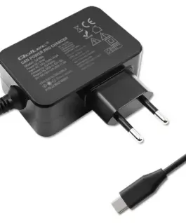 Qoltec GaN POWER PRO зарядно 1xUSB C