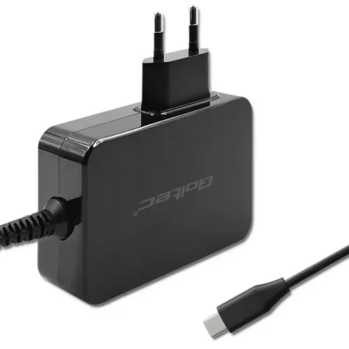 Alternative view of Qoltec GaN POWER PRO зарядно 1xUSB C, 90W, 5 20V