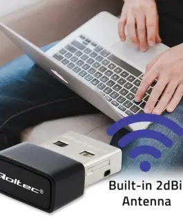 Qoltec Mini wireless USB Wi Fi адаптер