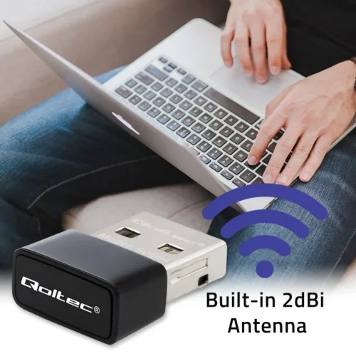 Qoltec Mini wireless USB Wi Fi адаптер
