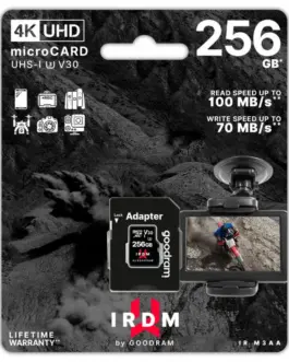 GOODRAM Card microSD IRDM 256GB UHS-I U3 адаптер