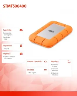 Alternative view of LaCie Mini Rugged 500GB USB 3.2 STMF500400 SSD