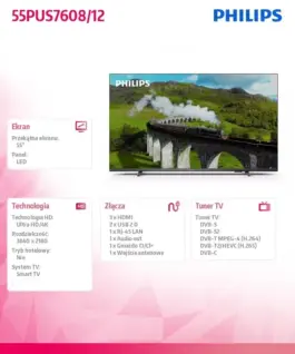 Philips 55 inch TV LED 55PUS7608/12