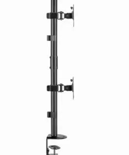 Gembird Mounting arm 2 monitors vertical 17-32 inch 9kg