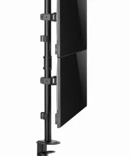 Alternative view of Gembird Mounting arm 2 monitors vertical 17-32 inch 9kg