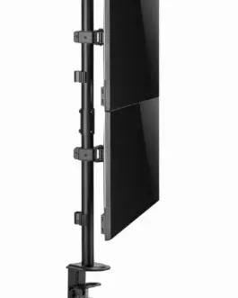 Alternative view of Gembird Mounting arm 2 monitors vertical 17-32 inch 9kg