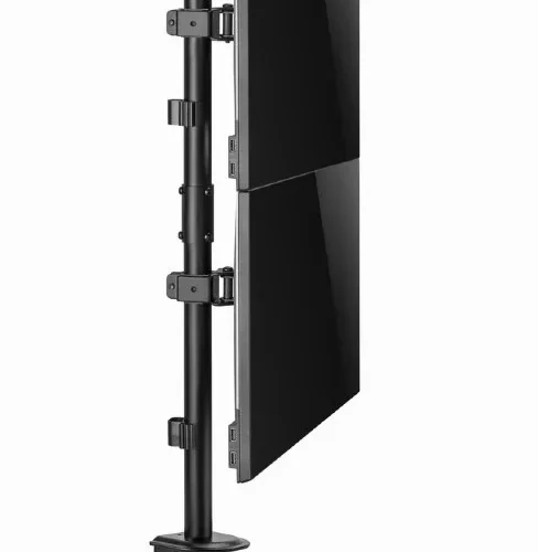 Gembird Mounting arm 2 monitors vertical 17-32 inch 9kg