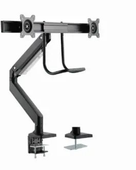 Alternative view of Gembird Mounting arm 2 monitors 17-32 inch 8kg