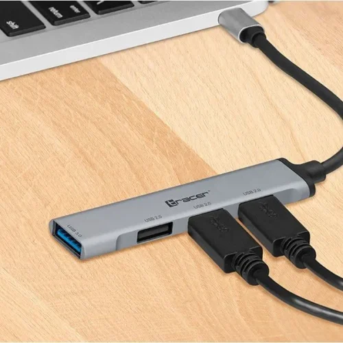Alternative view of Tracer HUB USB 3.0 H40 4 ports, USB-C