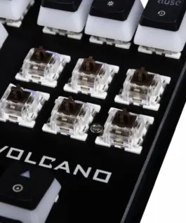 MODECOM WIчервен MECHANICAL RGB клавиатура VOLCANO