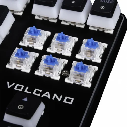 MODECOM WIчервен MECHANICAL RGB KEYBOARD VOLCANO