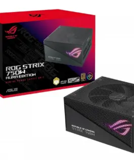 Asus захранващ блок Rog Strix 750W 80+ Gold Aura ATX 3.0 черен