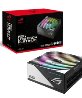Asus захранващ блок Rog Loki SFX-L 850W Platinum 80+ Aura ATX 3.0 черен