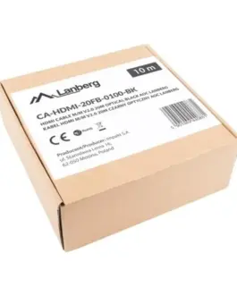 Alternative view of Lanberg HDMI кабел M/M v2. 10M черен optical AOC
