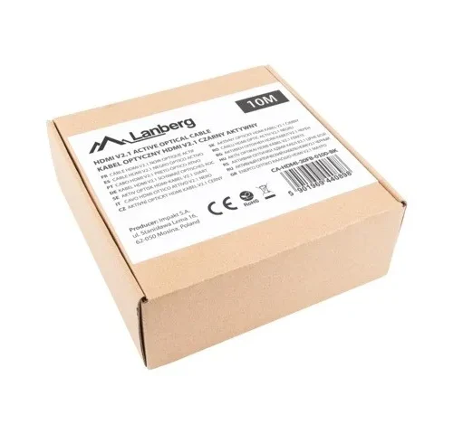 Alternative view of Lanberg HDMI кабел M/M v2. 10M 8k optical AOC