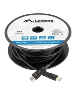 Lanberg HDMI кабел M/M v2. 10M 8k optical AOC