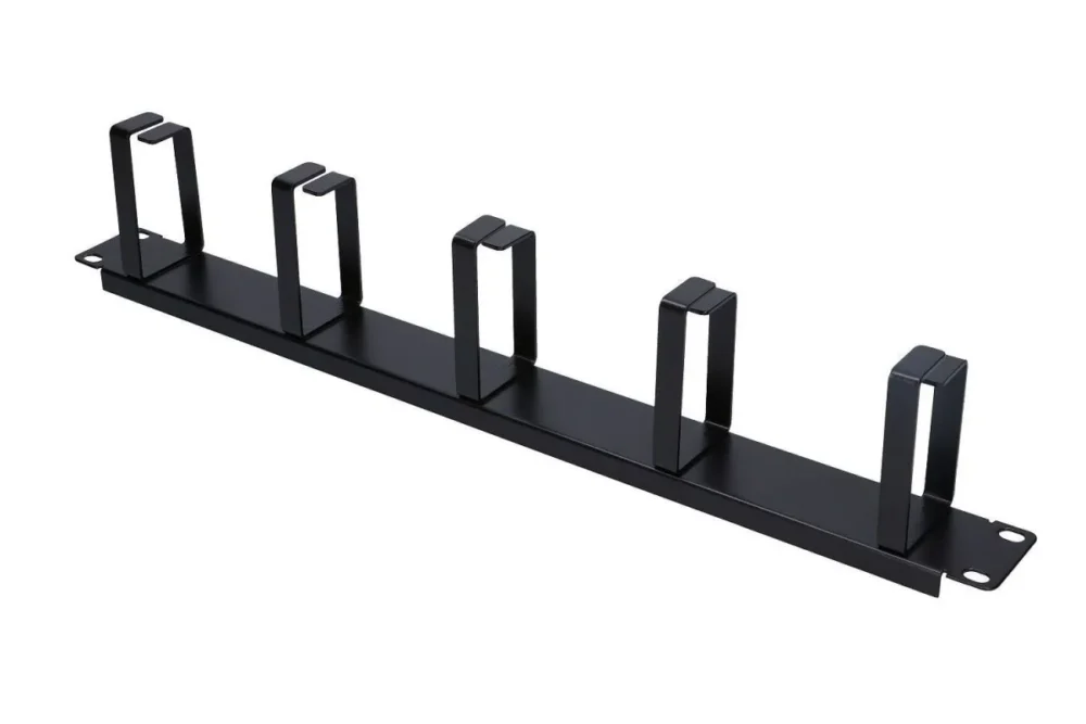 Extralink кабел organizer 1U черен