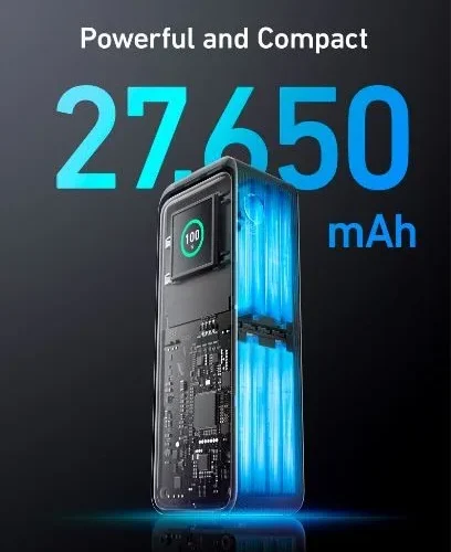 Anker външна батерия Prime 27650 mAh 250W USB-C x 2 USB-A x 1
