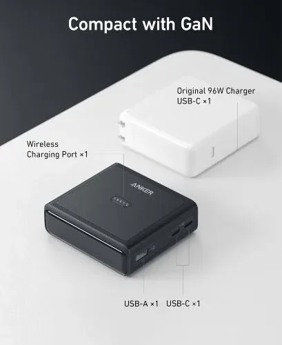 Alternative view of Anker Prime 100W charging base, черен