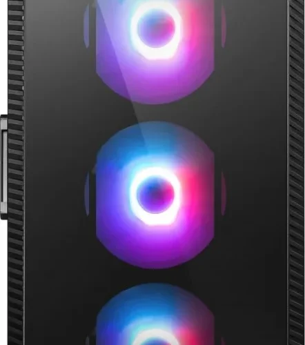 Alternative view of MSI MPG VELOX 100R TEMP Eчервен GLASS 2USB 3.1