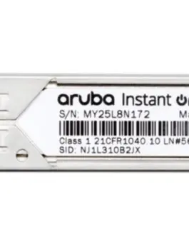 Alternative view of Hewlett Packard Enterprise Aruba IOn 1G SFP LC SX 500m MMF XCVR R9D16