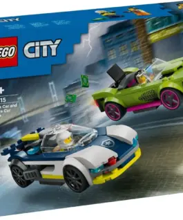LEGO Klocki City 60415 Pościg radiowozu za muscle carem