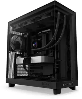NZXT кутия за компютър H6 Flow with window черен