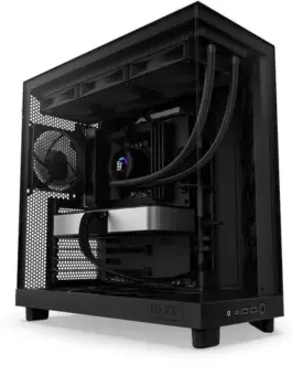 NZXT кутия за компютър H6 Flow with window черен