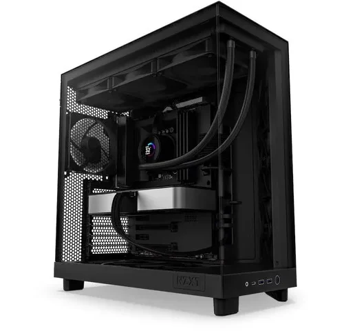 NZXT кутия за компютър H6 Flow with window черен