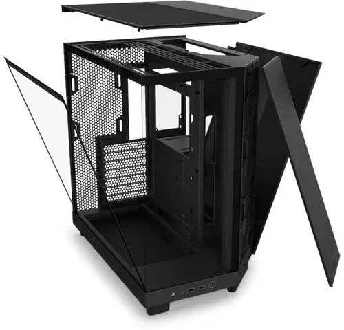 NZXT кутия за компютър H6 Flow with window черен