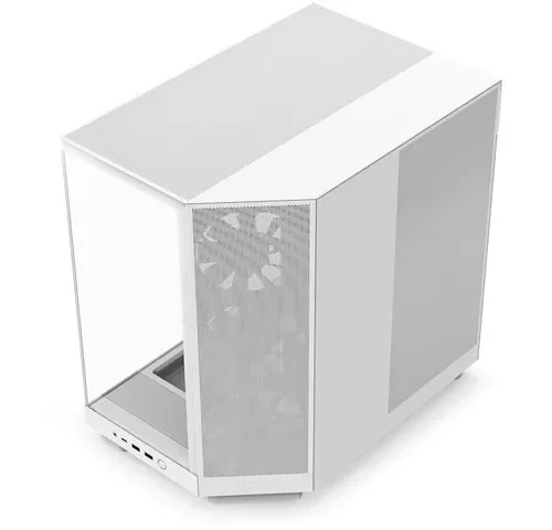 NZXT кутия за компютър H6 Flow with window бял