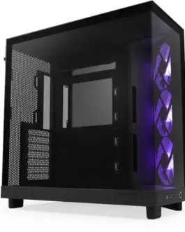 Alternative view of NZXT кутия за компютър H6 Flow RGB with window черен