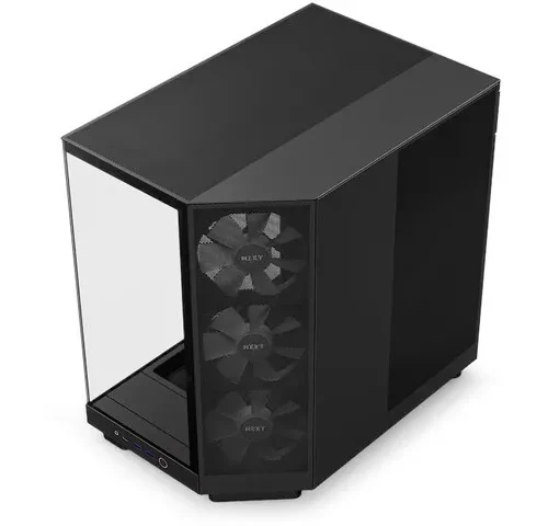 NZXT кутия за компютър H6 Flow RGB with window черен