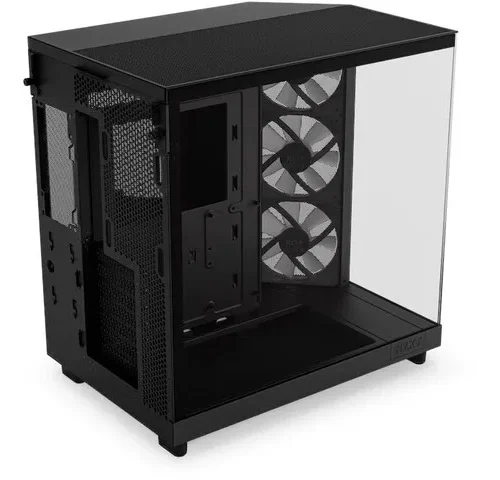 NZXT кутия за компютър H6 Flow RGB with window черен