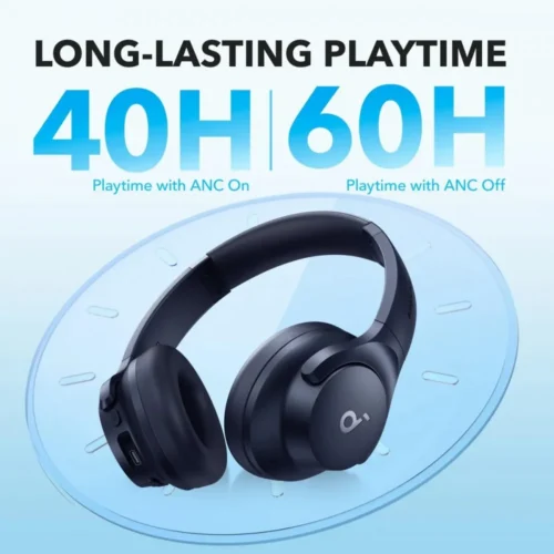 Alternative view of Anker Headset Soundcore Q20i blue