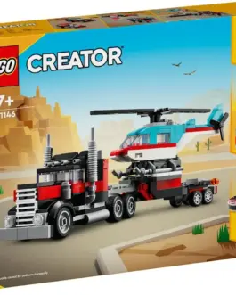 LEGO LEGO Creator 31146 Flatbed Truck with Helicopter