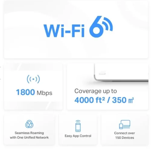 TP-LINK System Halo H70X WiFi AX1800 2pack