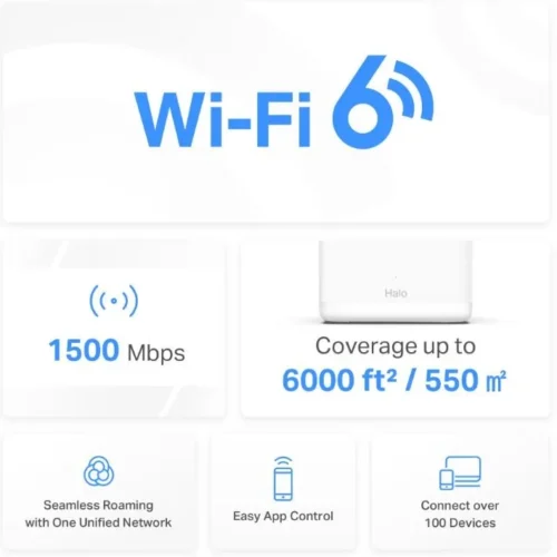 TP-LINK System WiFI Halo H60X AX1500 3pack