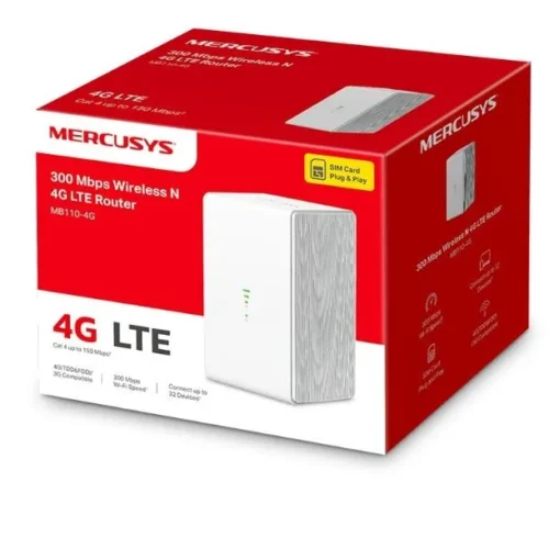 TP-LINK Router 4G LTE WiFi N300 MB110-4G