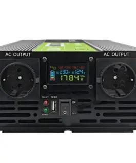 Green Cell LCD конвертор 12V 2000W/4000W Pure sine with display