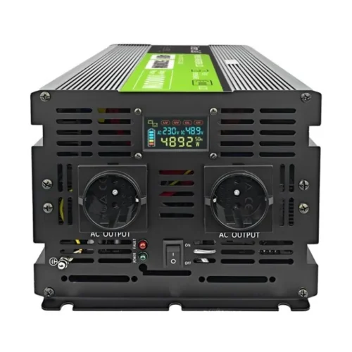 Green Cell LCD конвертор 48V 5000W/10000W Pure sine with display